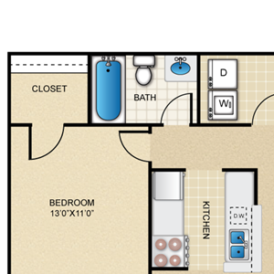 Onyx 1 Bedroom Apartment for Rent at The Granite at Porpoise Bay in Daytona Beach Onyx 1 Bedroom Apartment for Rent at The Granite at Porpoise Bay in Daytona Beach